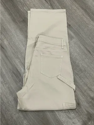 Tan High Waisted Cargo Pants Size L thumbnail 4