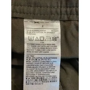 Banana Republic Olive Green Chino Shorts Pockets Size 4 (8918) thumbnail 3