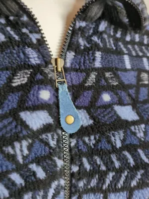 VTG USA Columbia Jacket Womens Sz MED Fleece Abstract Aztec Southwest Full Zip thumbnail 6