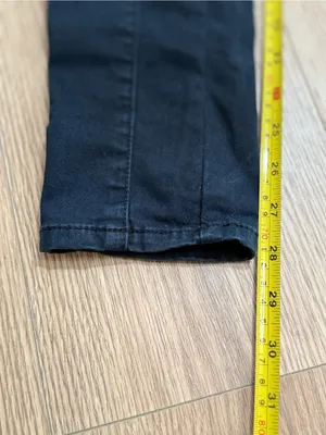American Eagle Black Moto Jegging Zip Pocket‎ Super Stretch Skinny Jeans Size 4 thumbnail 6