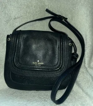 Kate Spade New York Pratt Street Small Rianne black pebbled leather crossbody thumbnail 1