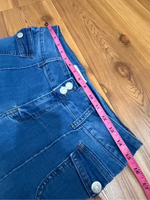 Telepatia Front Seam Flare Bootcut Jeans Blue Denim Stretch Women's Size 11/30 thumbnail 9