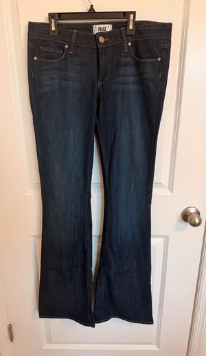 PAIGE Low Rise Bootcut Jeans Size 30 thumbnail 1