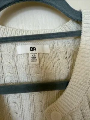 Nordstrom BP Cream Cable-Knit Women's Cardigan thumbnail 2