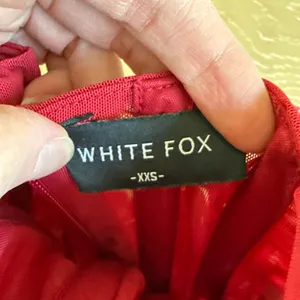 White Fox Tell Me A Secret Strapless Bustier Corset Size XXS in Red thumbnail 2