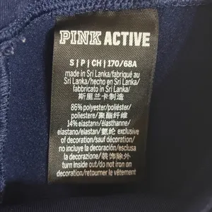 Pink Active Victorias Secret Navy Blue Cargo‎ Leggings Womens Small High Rise thumbnail 8