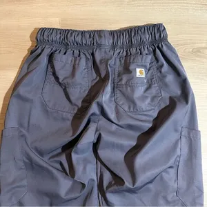 Carhartt Force Cross-Flex Scrub Pants Women‎ PS Gray Cargo Pocket C53106P Jogger thumbnail 6