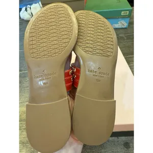 Women's Kate‎ Spade Carol Red Patent Thong Sandal Size 7.5 Studded thumbnail 7