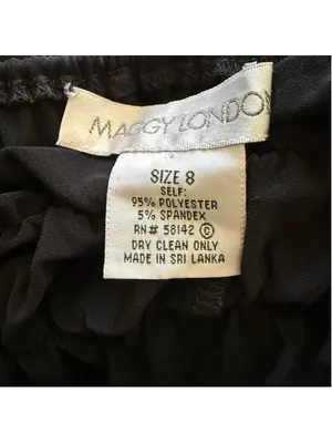 Maggy London black babydoll maxi dress hippie boho tiered whimsigoth homecoming thumbnail 5