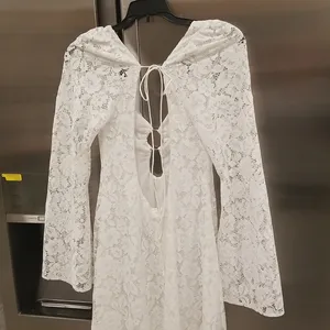 💕FOR LOVE AND LEMONS💕 Frances Lace Maxi Dress ~ White Small S NWT thumbnail 13