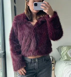 No boundaries faux fur jacket thumbnail 1