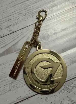 Wicked Starbucks OZ Gold Keychain Bag Charm‎ Tumbler Replacement Glinda Elphaba thumbnail 1