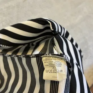 Brandy Melville Skort Womens One Size Waist Black White Striped Casual thumbnail 5