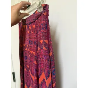 Show Me Your Mumu Princess Di Skirt Pink Purple Tribal Geometric Maxi Skirt M‎ thumbnail 4