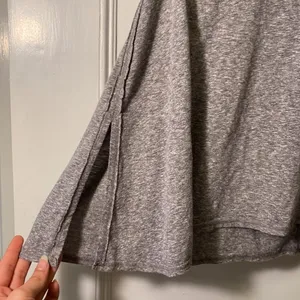 Free People We the Free | Nori Drapey Scoop Neck Short Sleeve T-Shirt Gray Sz XS thumbnail 5