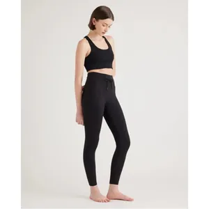 NWT QUINCE Black Ultra-Form Scoop-Neck Longline Bra Size S and M thumbnail 3