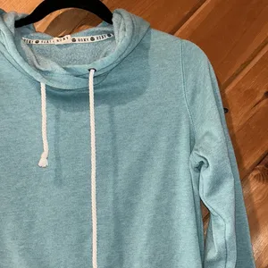 Roxy beachy sunset blue hooded sweatshirt thumbnail 2