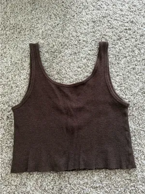 Brown Brandy Melville Tank Top thumbnail 3