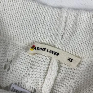 Marine Layer Pants Womens‎ XS White Crochet Knit Wide Leg Pull On Summer Lounge thumbnail 3