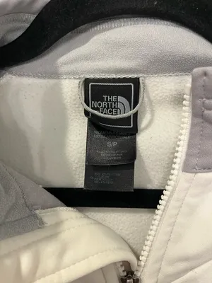 The North Face Women’s White and Light Gray Zip Front Fleece Jacket thumbnail 6