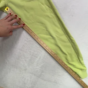 Lululemon 6 Scuba High Rise French Terry Jogger Garment Dye Highlight Neon Yello thumbnail 12