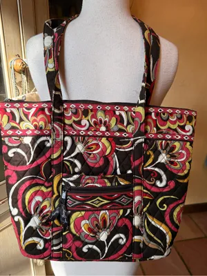 Vera Bradley Villager Quilted Tote thumbnail 1