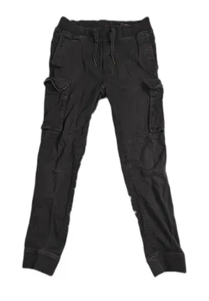 Womens H&M Cargo Jogger Pants Black XS thumbnail 1