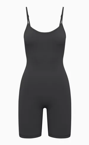 Aritzia TNA Romper Gloss Rhythm 7" Black thumbnail 4
