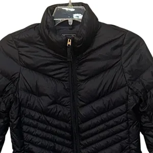 Abercrombie & Fitch Down Insulated Packable Puffer Winter Jacket Navy‎ Small thumbnail 2