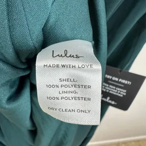 Lulus Thoughts of Hue Emerald Green Surplice Maxi Dress Formal Large NWT thumbnail 8