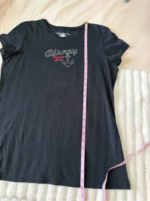 Disney Black Short-Sleeve Cruise Line Tee with Rhinestone Anchor thumbnail 6