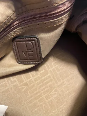 Diane Von Furstenberg Burgundy Monogram Travel Duffel with Dark Brown Trim thumbnail 12