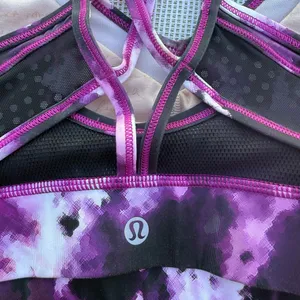 LULULEMON Women's Purple Sports Bra SIZE 8 thumbnail 4