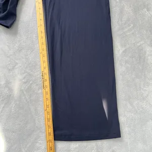 YogiPace Navy Blue Wide Leg Athletic Pants Drawstring Waist Womens Medium NWT‎ thumbnail 7
