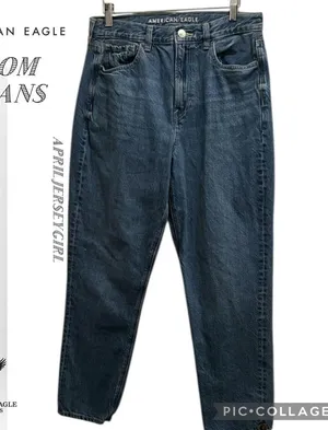 American Eagle Outfitters Mom Jeans Relaxed Denim Hi Rise thumbnail 1