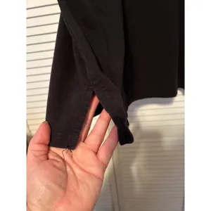 Ellos Black Long Sleeve Tunic Dress Pockets Side‎ Slits Plus Size L 18 20 thumbnail 5