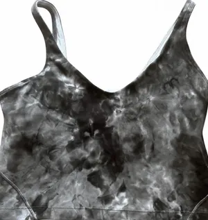 Lululemon align tank top diamond dye light sage medium olive size 8 run gym thumbnail 1
