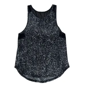 Lululemon Sculpt Tank Splatter White Black Size 6 Tank thumbnail 6