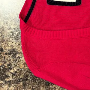 Abercrombie Cardigan Sweater Hot Pink V Neck Preppy Y2K Logo Minimalist Large thumbnail 7