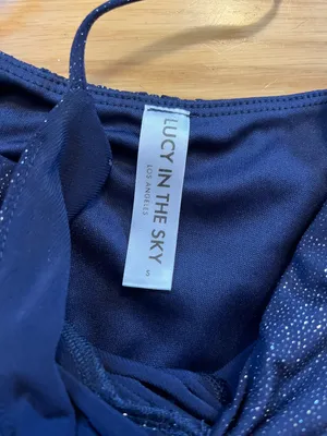 Lucy in the Sky Navy Blue Dress thumbnail 2