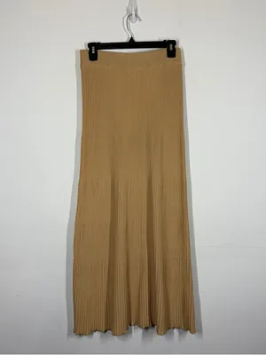 Free People Shine Bright Ribbed Maxi Skirt Size Small thumbnail 5