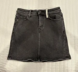NWOT Current/Elliot Black And White Denim Skirt Size 26 thumbnail 1