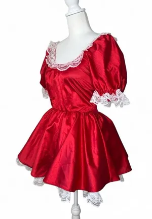 Vintage Rubies Southern Belle Costume thumbnail 1