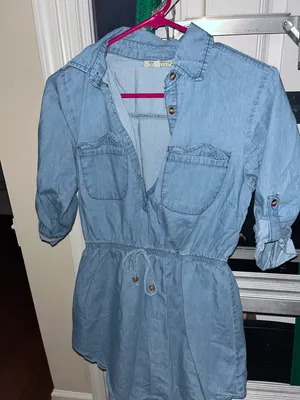 Speed Control Denim Dress thumbnail 1