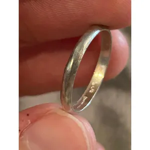 ring band sterling silver 925 beautiful unique size 5 1/4 thumbnail 3