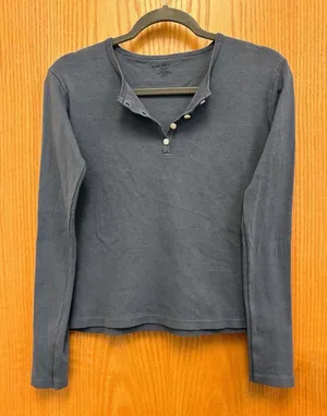 Brandy Melville long sleeve Henley thumbnail 1