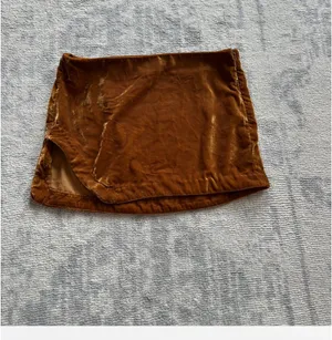 Free People Golden Brown Velvet Skirt thumbnail 2