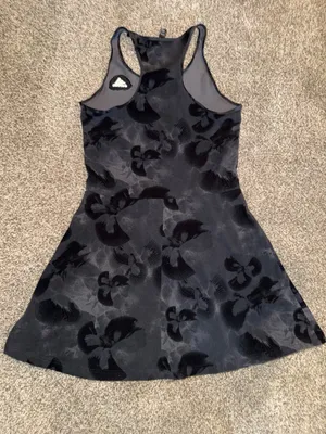 Adidas Women's Floral Graphic Racerback Athletic Dress thumbnail 3