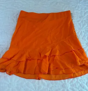 Orange ruffled skirt Size XS thumbnail 1