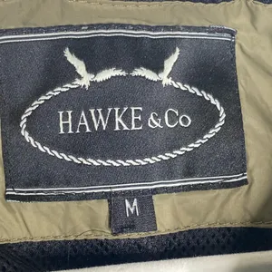 Hawk & Co Black Hooded Rain Coat Jacket Medium Style L3H06055H thumbnail 5